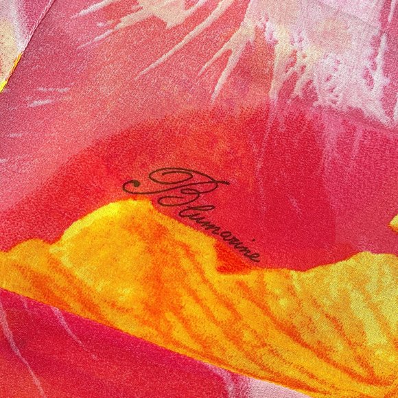 Auc Blumarine Made in Italy Silk floral wide Pants - Picture 5 of 12